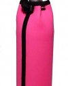 Woozie Neoprene Wine Bottle Sleeve, Solid Hot Pink