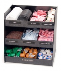 Vertiflex Vertical 3-Shelf Condiment Organizer, 9 Compartments, 14.5 x 11.75 x 15 Inches, Black (VRTVFC1515) Vertiflex Vertical 3-Shelf Condiment Organizer, 9 Compartments, 14.5 x 11.75 x 15 Inches, Black (VRTVFC1515)