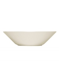 With a minimalist design and unparalleled durability, the Teema pasta bowl makes preparing and serving meals a cinch. Featuring a sleek, angled edge in timeless white porcelain by Kaj Franck for Iittala. With a minimalist design and unparalleled durability, the Teema pasta bowl makes preparing and serving meals a cinch. Featuring a sleek, angled edge in timeless white porcelain by Kaj Franck for Iittala.