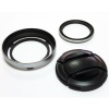 Fujifilm X20 Lens Hood and Filter Set (Silver)