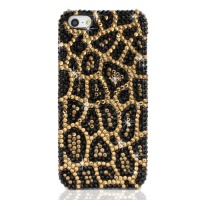 NOVA CASE ® Chic Series 3D Bling Crystal iPhone Case for iPhone 5- Leopard Print (Package includes: soft pouch, screen protector, extra crystals) NOVA CASE ® Chic Series 3D Bling Crystal iPhone Case for iPhone 5- Leopard Print (Package includes: soft pouch, screen protector, extra crystals)