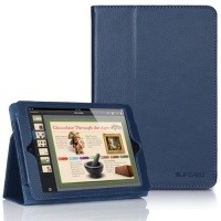 SupCase Slim Fit Folio Leather Case Cover for 7.9-Inch Apple iPad mini, Deep Blue (MN-62A-DB) SupCase Slim Fit Folio Leather Case Cover for 7.9-Inch Apple iPad mini, Deep Blue (MN-62A-DB)