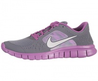 Nike Kids's NIKE FREE RUN 3 (GS) RUNNING SHOES 6 (CHARCOAL/WHITE/VIOLA/ATMC GRN) Nike Kids's NIKE FREE RUN 3 (GS) RUNNING SHOES 6 (CHARCOAL/WHITE/VIOLA/ATMC GRN)