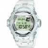 Baby-G White Collection Clear Resin Grey Dial Women's Watch #BG169R-7B