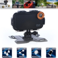 Sabrent iClam - Waterproof Extreme Sports Case for your iPhone 4 - (5 different mounts included) SBT-ICLAM4 Sabrent iClam - Waterproof Extreme Sports Case for your iPhone 4 - (5 different mounts included) SBT-ICLAM4