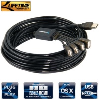 Sabrent 4-Port USB 2.0 32FT Active Extension Flexible Hub (CB-HUB4) Sabrent 4-Port USB 2.0 32FT Active Extension Flexible Hub (CB-HUB4)
