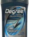 Degree for Men Fresh Deodorant, Time Released Molecules, Cool Impact, 3 Ounce (Pack of 6)