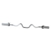 Cap Barbell Solid Super Curl Bar with Collars