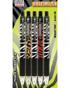 Zebra Z-Grip Animals Retractable Ballpoint Pen, 1.0mm, Assorted, 5 Pack (22805)