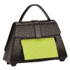 Post-it Pop-up Notes Dispenser for 3 x 3-Inch Notes, Black Purse, Includes Alternating Colored Notes