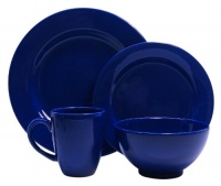 Waechtersbach Fun Factory II Royal Blue 16-Piece Dinnerware Set, Service for 4