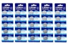 Bluecell 25 Pcs CR2025 Lithium Button Cell Battery 3V for Watch Toy Calculator + Bluecell Cable Tie