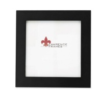 Lawrence Frames Black Wood 5 by 5 Picture Frame Lawrence Frames Black Wood 5 by 5 Picture Frame