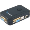 Sabrent 2-Port USB 2.0 and VGA/SVGA KVM Switch Box with 2 Sets of Cables.(KVM-USB2)