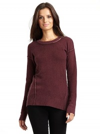 THE LOOKBanded ribbed knit trimTailored seamsPullover styleTHE FITAbout 25 from shoulder to hemTHE MATERIALCashmere/woolCARE & ORIGINHand washImportedModel shown is 5'9 (175cm) wearing US size Small. THE LOOKBanded ribbed knit trimTailored seamsPullover styleTHE FITAbout 25 from shoulder to hemTHE MATERIALCashmere/woolCARE & ORIGINHand washImportedModel shown is 5'9 (175cm) wearing US size Small.