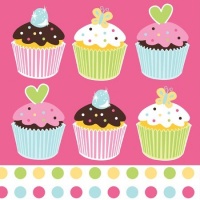 Creative Converting Sweet Treats Lunch Napkins, 16 Count Creative Converting Sweet Treats Lunch Napkins, 16 Count