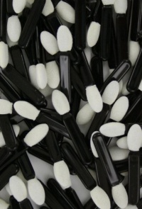 50Pc Zink Color Sponge Tip Oval Eyeshadow Applicator Brush 50Pc Zink Color Sponge Tip Oval Eyeshadow Applicator Brush