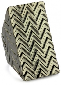 House of Harlow 1960 Gunmetal Textured Wrap Ring House of Harlow 1960 Gunmetal Textured Wrap Ring