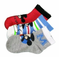 Disney Mickey Mouse M 3-Pack Toddler Socks 2-4 Disney Mickey Mouse M 3-Pack Toddler Socks 2-4