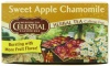 Celestial Seasonings Herb Tea, Sweet Apple Chamomile, Tea Bags, 20-Count Boxes (Pack of 6)