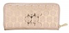 Michael Kors Handbag, Jet Set Monogram Mirror Metallic Rose Gold Zip Around Wallet