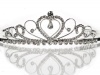 Bridal Wedding Tiara Crown With Crystal Heart 42205