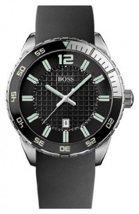 Hugo Boss Black Round Silicone Strap Watch 1512885 Hugo Boss Black Round Silicone Strap Watch 1512885