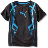 Puma - Kids Boys 2-7 Little Angle Tee, Black, 7 Puma - Kids Boys 2-7 Little Angle Tee, Black, 7