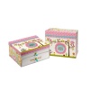 Happi by Dena Keepsake Box with Baby Book Compartment, Happi Baby Girl