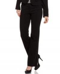 These chic extended-tab pants from XOXO will have you sitting pretty. These chic extended-tab pants from XOXO will have you sitting pretty.