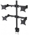 Quad LCD Monitor Desk Mount Stand Heavy Duty Fully Adjustable fits 4 /Four Screens up to 27 ~ (by VIVO)