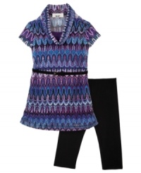 Cozy cute. She can wrap herself up in this cowl-neck dress from BCX and stay stylish even when the sun goes down. Cozy cute. She can wrap herself up in this cowl-neck dress from BCX and stay stylish even when the sun goes down.