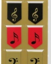 Music i-clips Magnetic Page Markers (Set of 8 Magnetic Bookmarks)