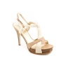 Guess Larosa Open Toe Platforms Sandals Shoes Beige Womens New/Display