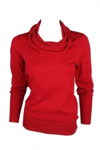 Calvin Klein Womens Cowl Neck Long Sleeve Sweater