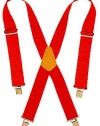 Custom LeatherCraft 110 RED Heavy Duty Work Suspenders
