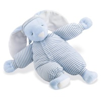 North American Bear Company Sleepyhead Bunny Blue, Blue Stripe, Large North American Bear Company Sleepyhead Bunny Blue, Blue Stripe, Large