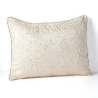 Dreamy cream on cream, the detailed floral embroidery on this Lauren Ralph Lauren decorative pillow brings heirloom luxury to your decor. Dreamy cream on cream, the detailed floral embroidery on this Lauren Ralph Lauren decorative pillow brings heirloom luxury to your decor.