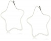 Melissa Joy Manning Sterling Silver Star Hoop Earrings