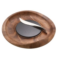 Nambe Butterfly Cheese Tray with Knife Nambe Butterfly Cheese Tray with Knife