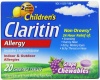Chilrden's Claritin Allergy Non Drowsy Formula Grape Flavored Chewable Tablets (Pack of 40)