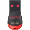 SanDisk SDDR-121-A11M MobileMate Micro Memory Card Reader (Red/Black)