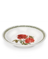 For the discerning china collector or naturalist on your gift list, the Botanic Garden rose rim soup bowl features a beautiful bloom that's finely detailed and colorfully rendered. For the discerning china collector or naturalist on your gift list, the Botanic Garden rose rim soup bowl features a beautiful bloom that's finely detailed and colorfully rendered.