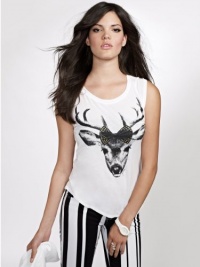 GUESS GUESS Miss Deer Tee, TRUE WHITE (MEDIUM) GUESS GUESS Miss Deer Tee, TRUE WHITE (MEDIUM)