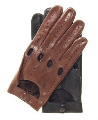 Fratelli Orsini Everyday Men's Italian Lambskin Leather Driving Gloves Fratelli Orsini Everyday Men's Italian Lambskin Leather Driving Gloves