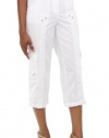 Style&co. Pants, Women's Cropped Straight-Leg Cargo Capri