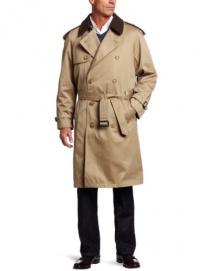 Hart Schaffner Marx Men's Burnett Double Breasted Military Trench Coat Hart Schaffner Marx Men's Burnett Double Breasted Military Trench Coat