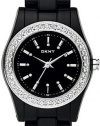 DKNY Black Plastic Ladies Watch NY8146