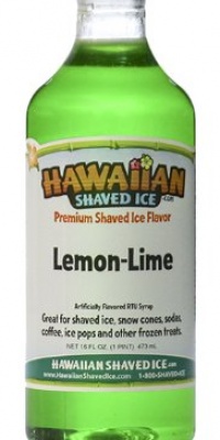 Hawaiian Shaved Ice - Lemon Lime Snow Cone & Shaved Ice Syrup - 16 ounces Hawaiian Shaved Ice - Lemon Lime Snow Cone & Shaved Ice Syrup - 16 ounces