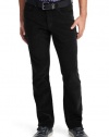 Kenneth Cole Reaction Men's Boot Cut Corduroy Pants Black 33x32